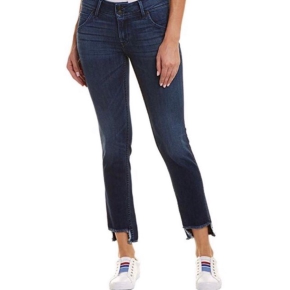 Hudson Cat Midrise Skinny w/ Step Hem dark wash womens jeans 26 LIKE NEW - Picture 1 of 14